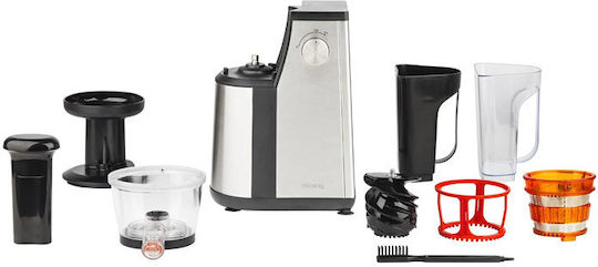 HKoenig Αποχυμωτής Αργής Σύνθλιψης 400W Inox Ασημί