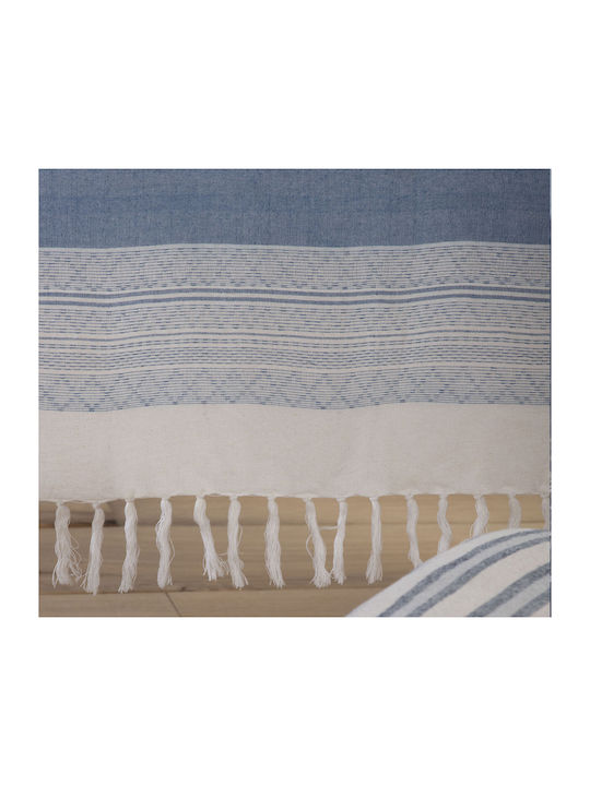 Nef-Nef Homeware Tablecloth Cotton Strength Blue 140x240cm 033139