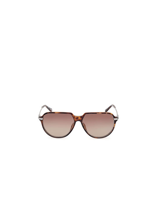 Guess Men's Sunglasses with Brown Tartaruga Frame and Brown Gradient Lens GU00067 52H