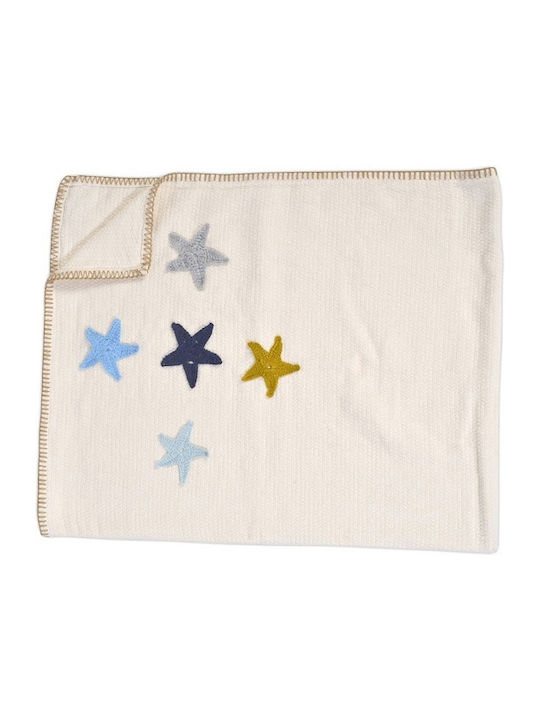 Cangaroo Blanket Nursery Swaddling Blankets 5 Stars Knitted Beige 90x100cm