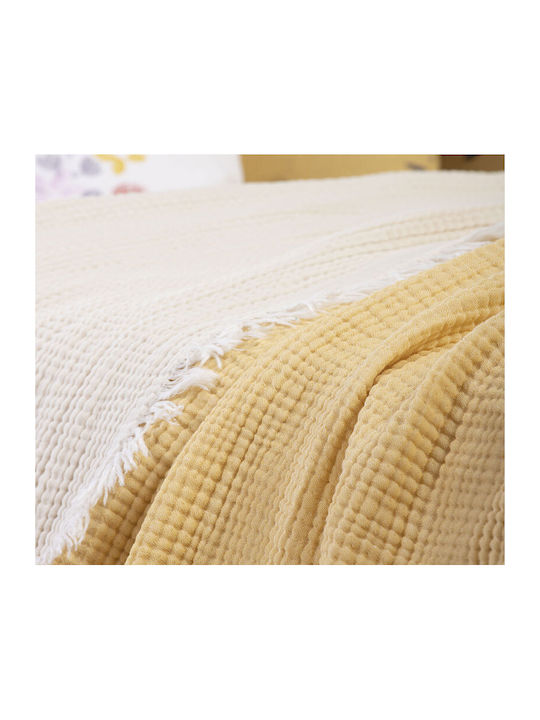 Nef-Nef Homeware Κουβέρτα Κούνιας Apollo Βαμβακερή Πετρόλ 110x150εκ.