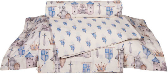 Das Home Kids Sheets Single Light Blue 170x260cm