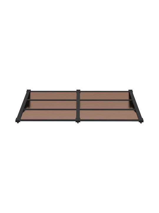 vidaXL Acoperiș Policarbonat Ușă / Fereastră L152.5xA90cm