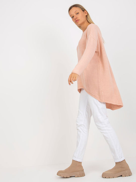 Och Bella Damen Langarm Pullover Rosa