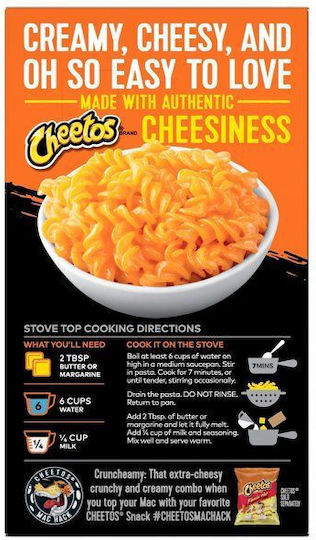 Cheetos Ζυμαρικά Bold And Cheesy Mac 'N Cheese 170gr