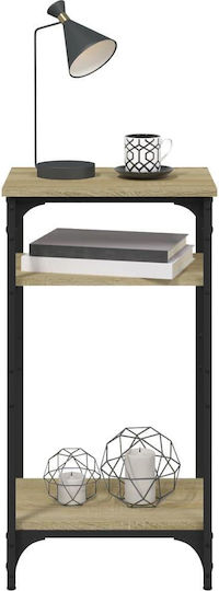 Rectangular Side Wooden Coffee Table Sonoma Oak W40xL30xH75cm
