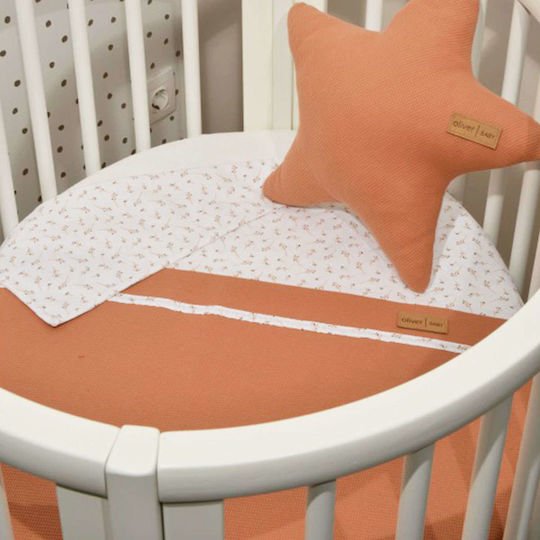 Baby Oliver Nursery Swaddling Blanket 75x95cm Baby Oliver Nursery Swaddling Blanket 75x95cm