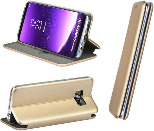 Elegance Book Δερματίνης Χρυσό (Galaxy M52)