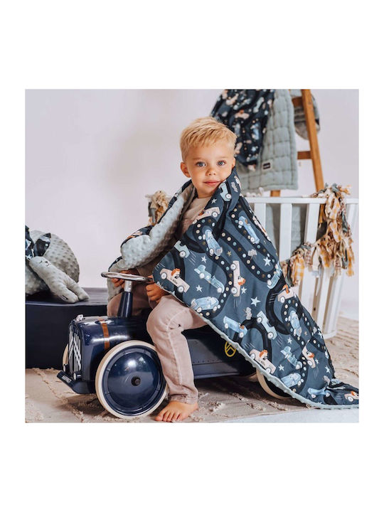 La Millou Blanket Nursery Swaddling Blankets Snowflake Velvet Orange 80x100cm