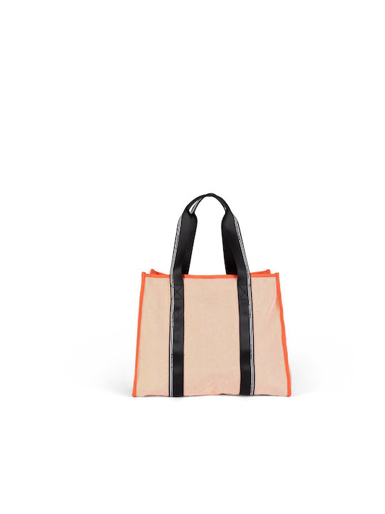 U.S. Polo Assn. Women's Bag Shopper Shoulder Orange