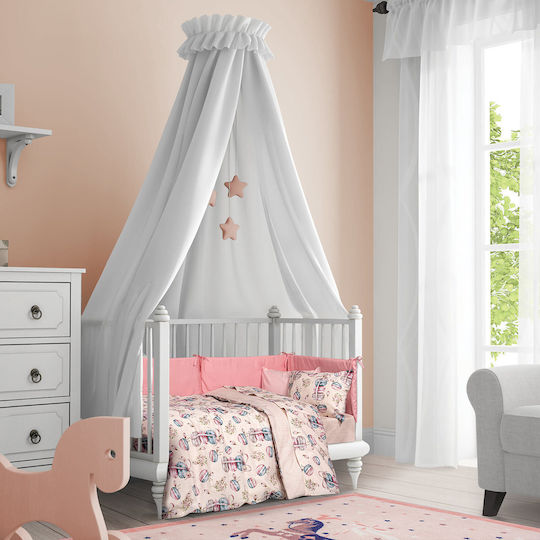 Greenwich Polo Club Baby Sheets Set Crib Cotton Beige 130x170cm 3pcs