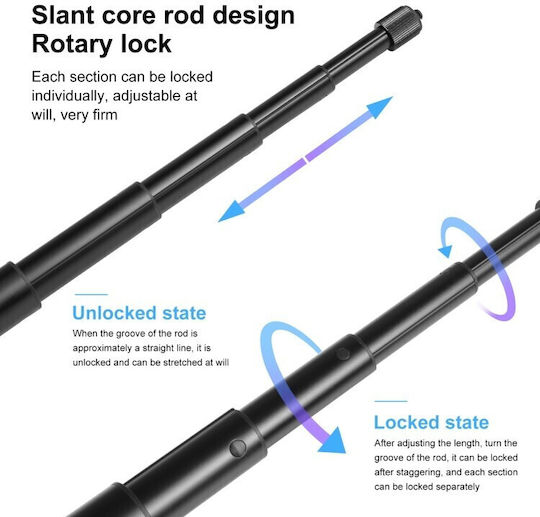 Puluz Selfie Stick for Insta360 Hero 12 / Max