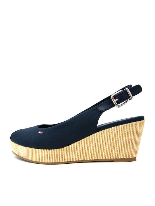 Iconic Elba Sling Летни Дамски Платформи Тъмносини