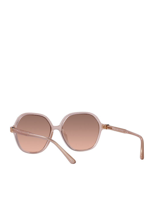 Michael Kors Bali Women's Sunglasses with Beige Plastic Frame and Brown Gradient Lens
