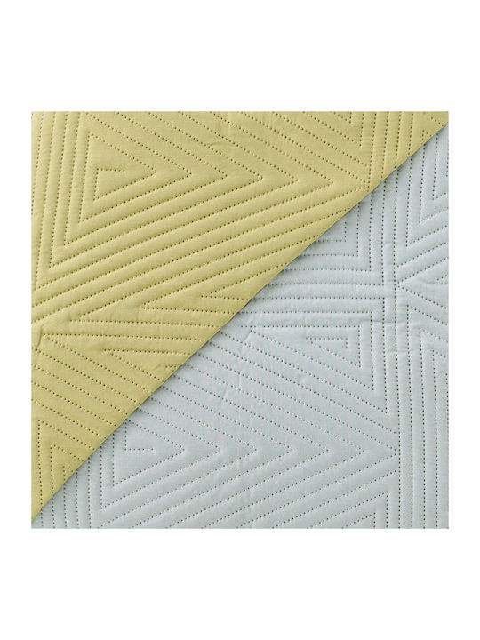 Borea Premium Coverlet Single from Polyester Tabac / Ecru 160x240cm
