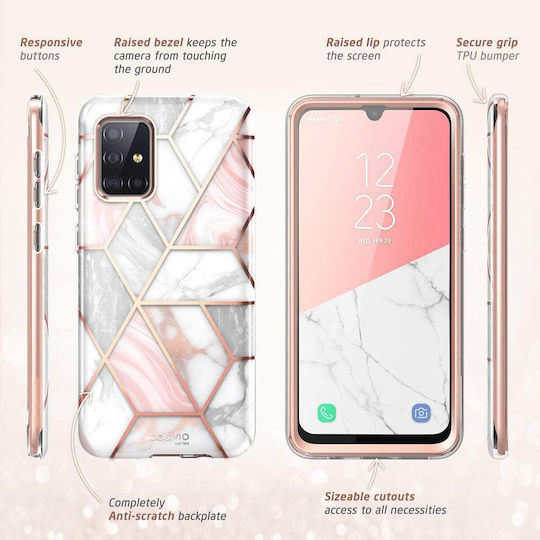 i-Blason Cosmo Back Cover Πλαστικό 2mm Marble (Galaxy A51)