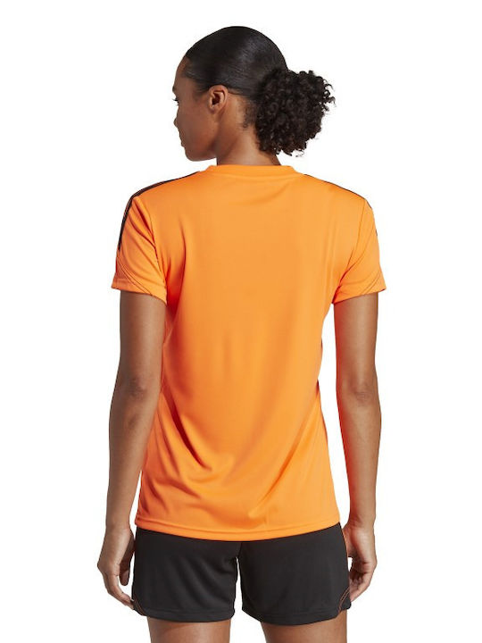 Adidas Tiro 23 Club Women's Athletic T-shirt Fast Drying Orange