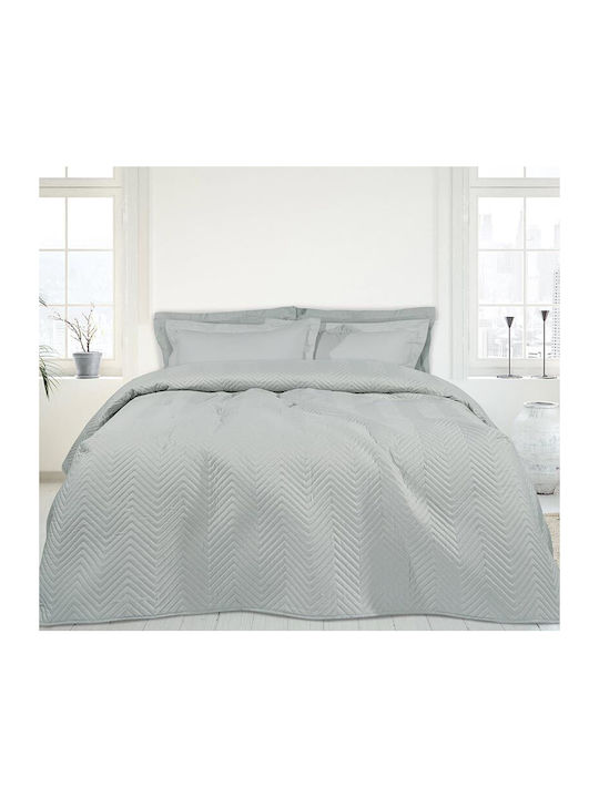 Das Home 9600 Κουβερλί Μονό Microfiber ΓΚΡΙ ΑΝΟΙΧΤΟ 160x240cm