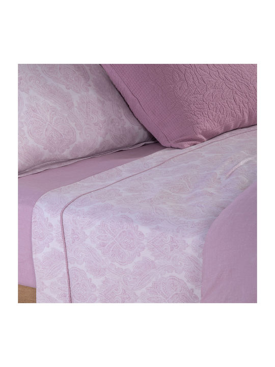 Nef-Nef Homeware Bless Coverlet Queen Size from Polyester Orchid 230x240cm