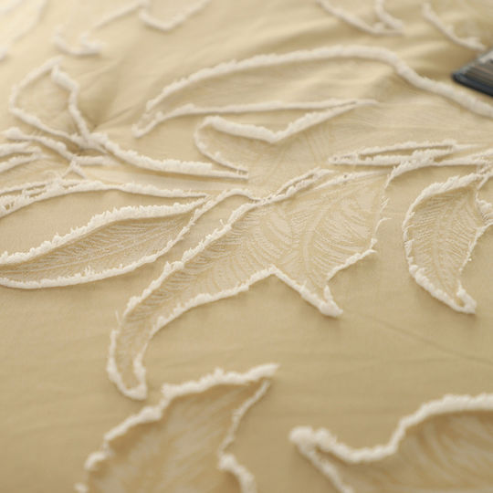 Melinen Kira Κουβερλί Υπέρδιπλο από Πολυεστέρα Beige 220x240cm