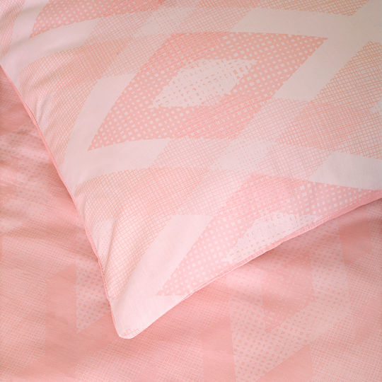 Kocoon Rombus Κουβερλί Μονό Βαμβακερό Pink 160x245cm