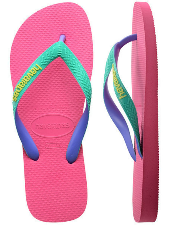 Top Mix Flip Flops In Turquoise Colour