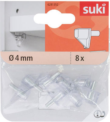 ArteLibre Suporturi pentru rafturi din Plastic 4x4mm 1buc 04012689