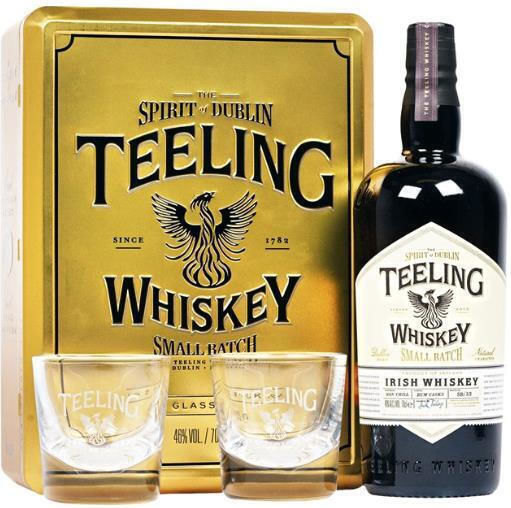 Teeling Whiskey Композиция с чаши Small Batch 700мл Με 2 Ποτήρια