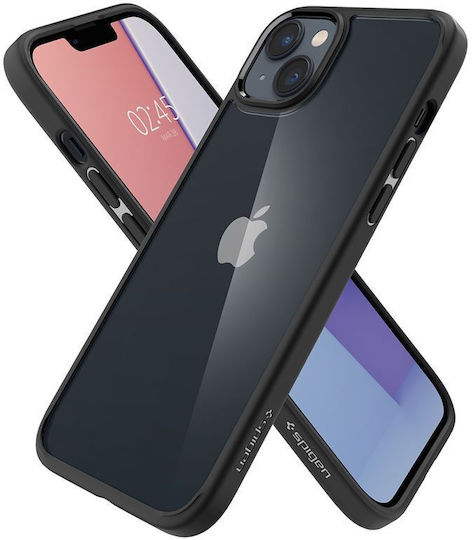 Spigen Crystal Hybrid Back Cover Πλαστικό Matte Black (iPhone 14)