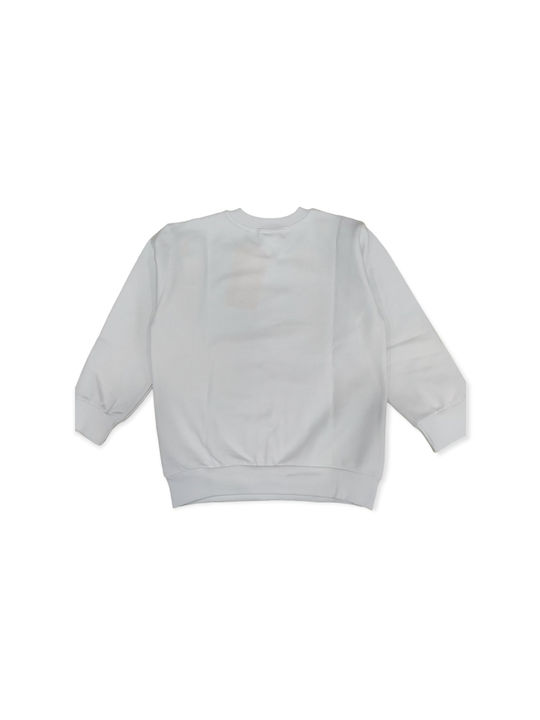 White parade sweatshirt for boy Serafino 4775