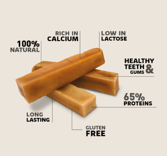 Churpi Original Himalayan Yak Chew Bars Dog Small Breeds with Mlik 33gr