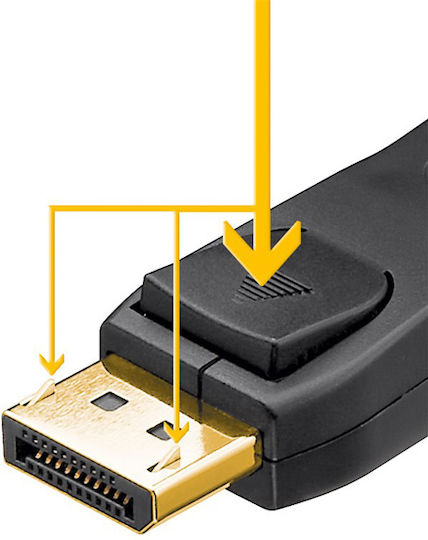 Goobay Cable DisplayPort male - DisplayPort male 1m Black (61696)