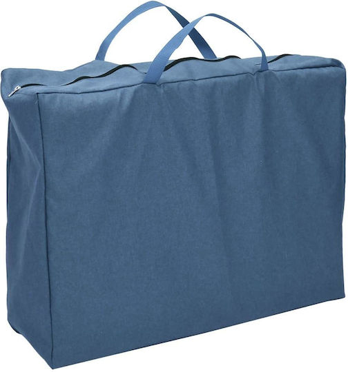 vidaXL Laufstall mit Matratze Blau 110x82cm
