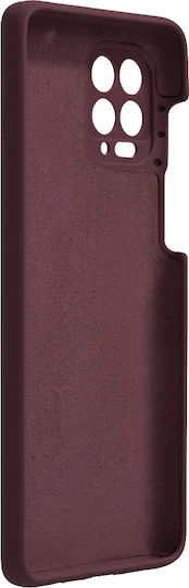 Techsuit Soft Edge Back Cover Silicon Plum Violet (Motorola Moto G100)
