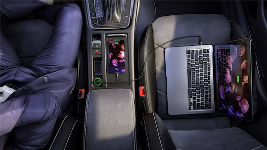 Goobay Car Charger 45W with Ports: 1xUSB 1xType-C Black Color
