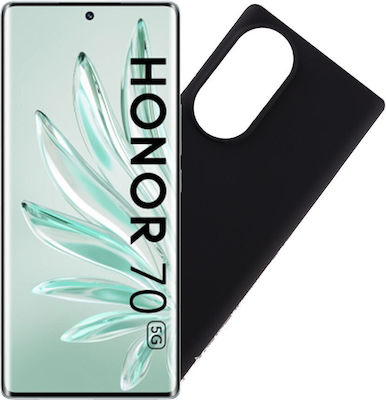 Volte-Tel Silicone Back Cover Black (Honor 70)