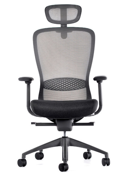 Action Chair VX Reclining Office Chair with Adjustable Arms White / Black ErgoAction