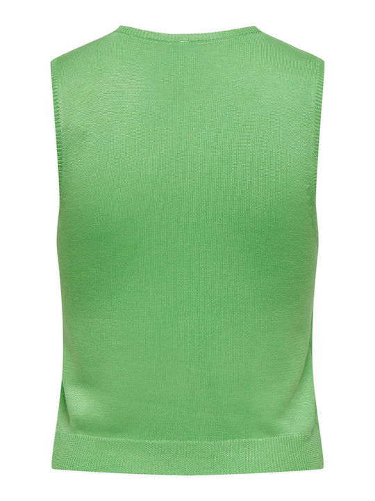 Women's Summer Blouse Sleeveless Green