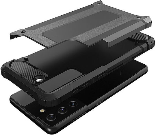 Hurtel Hybrid Armor Back Cover Plastic / Silicone Blue (Galaxy S23 Ultra)