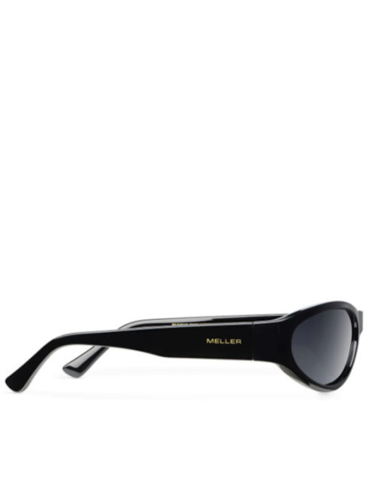 Meller Bron Sunglasses with All Black Plastic Frame and Black Polarized Lens BR-TUTCAR