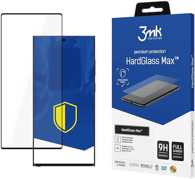 3MK HardGlass Max Tempered Glass 1τμχ Μαύρο (Galaxy S23 Ultra)