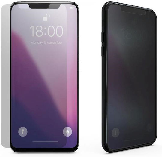 Privacy Full Face Tempered Glass 3τμχ Μαύρο (iPhone 14 Pro)