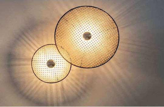 Zambelis Lights Modern Lamp Wall with Socket E27 Beige 40cm
