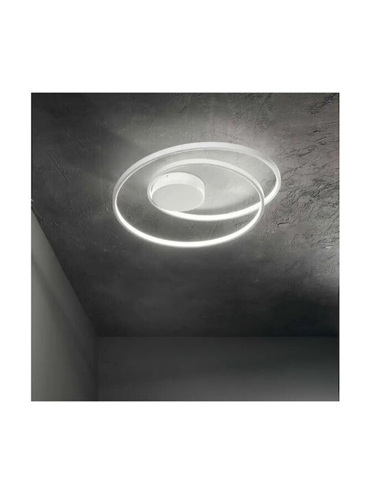 Ideal Lux Oz Dali Modern Metal Ceiling Light with Integrated LED 60pcs White