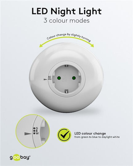 Goobay LED Nachtlicht Steckdose 5Stück