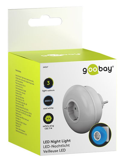 Goobay LED Nachtlicht Steckdose 5Stück