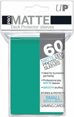 Ultra Pro Pro-Matte Small Card Sleeves Kartenhüllen Zubehör für Sammelkartenspiele Aqua 62x89mm 60 Stück 84152