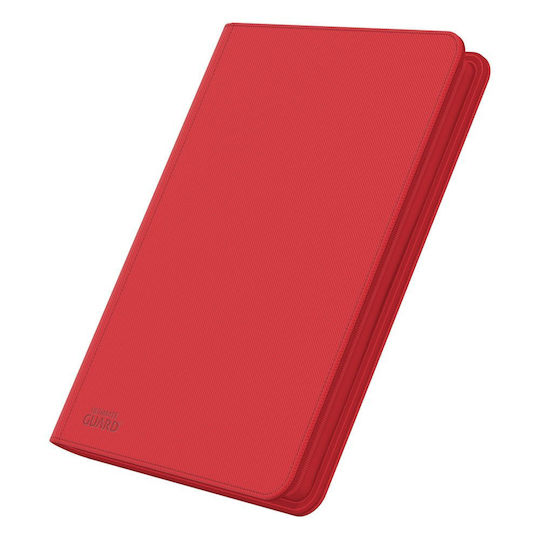 Ultimate Guard 8-Pocket Zipfolio XenoSkin Pro- Binder 4-Pocket Standard Size Red UGD010435