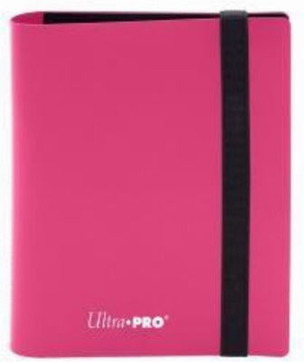 Ultra Pro 2-Pocket Eclipse Accesorii pentru Jocuri de Cărți de Schimb Carnet de note Pro-Binder roz intens 15372