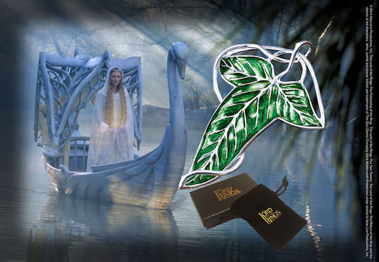 The Noble Collection Badge The Lord of the Rings Elven Leaf Brooch Lord of the Rings